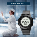 SKMEI 1730 Muslim Azan Uhr für Gebet Qibla Alarm Hijri Alfajr Armbanduhr für Männer